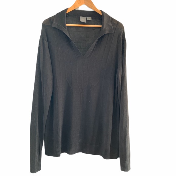 Armani Exchange Other - Armani Exchange V-neck Collared Lightweight Knit